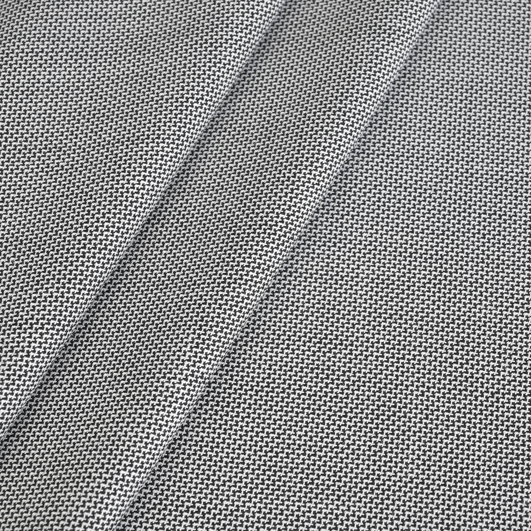 Black and White Micro Jacquard 2459 - Fabrics4Fashion