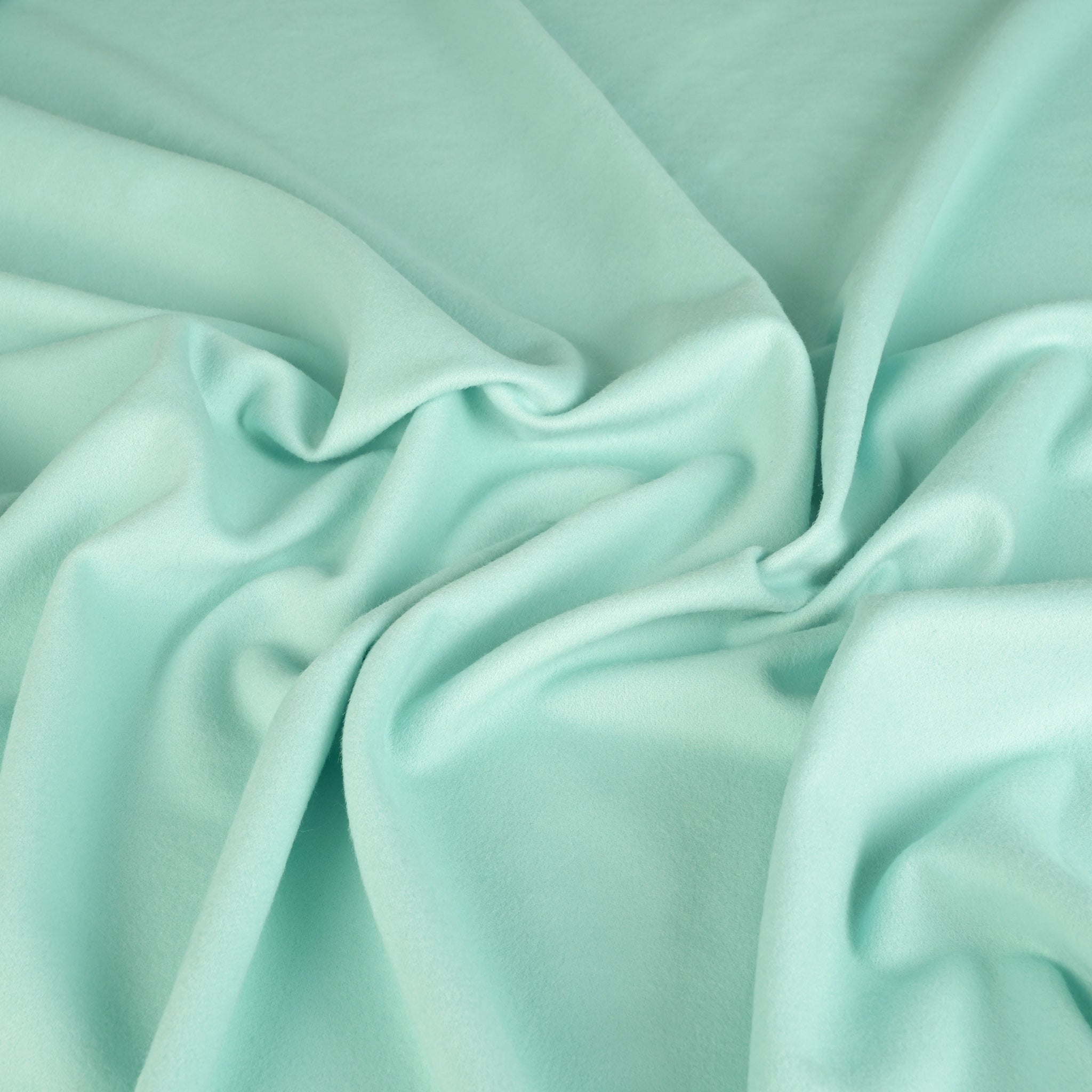 Acqua Green Light Melton 2503 - Fabrics4Fashion