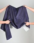 Denim Print Waxed Linen Fabric 42 - Fabrics4Fashion