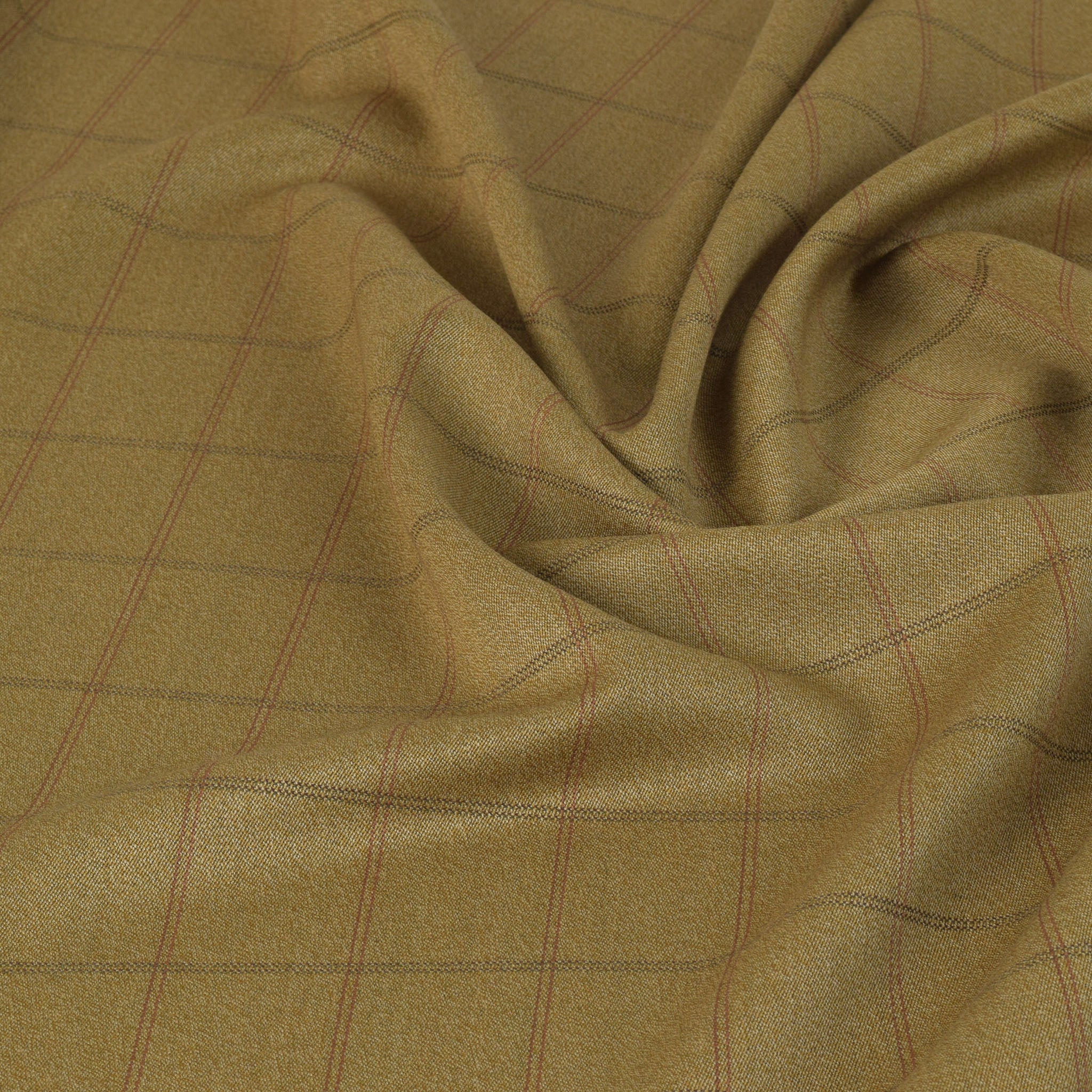 Khaki Beige Jacket Fabric 5302 - Fabrics4Fashion