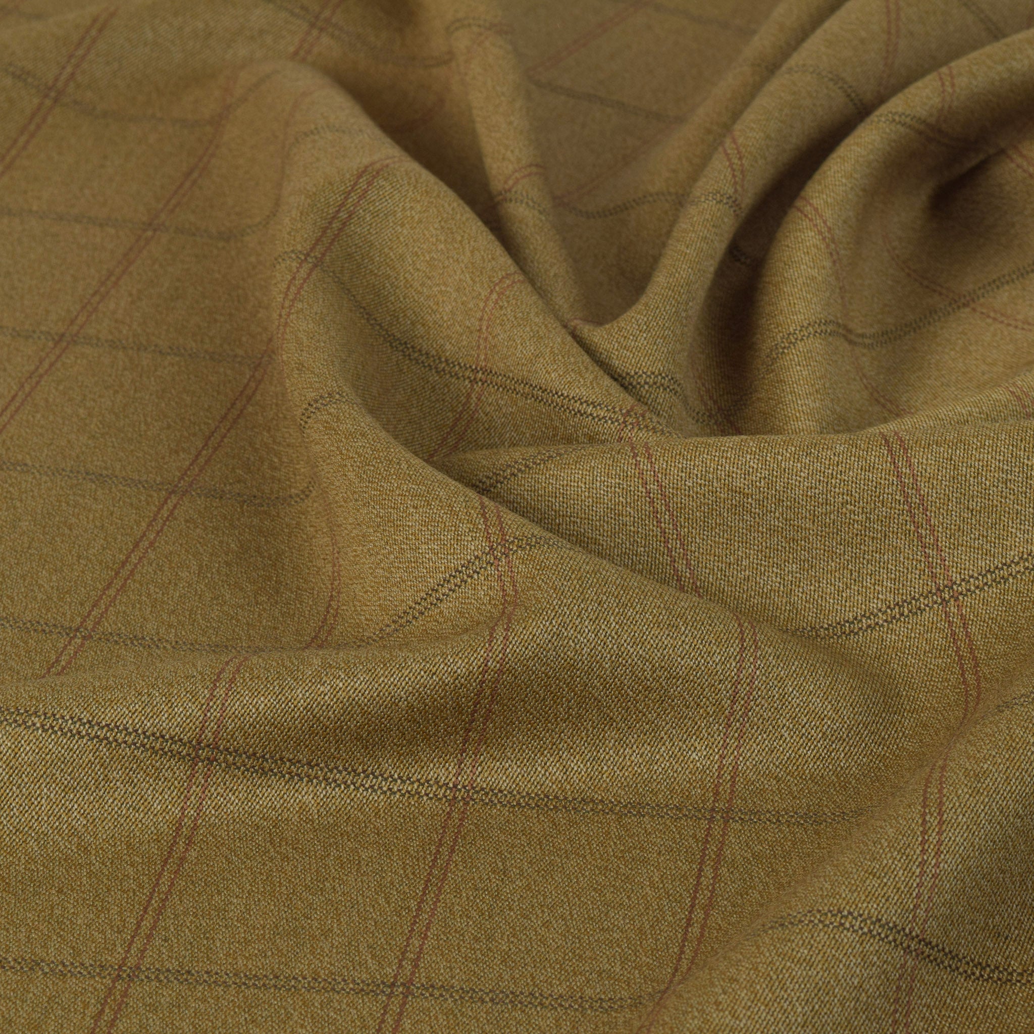 Khaki Beige Jacket Fabric 5302 - Fabrics4Fashion