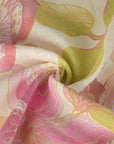 Ivory Pink Floral Print 558