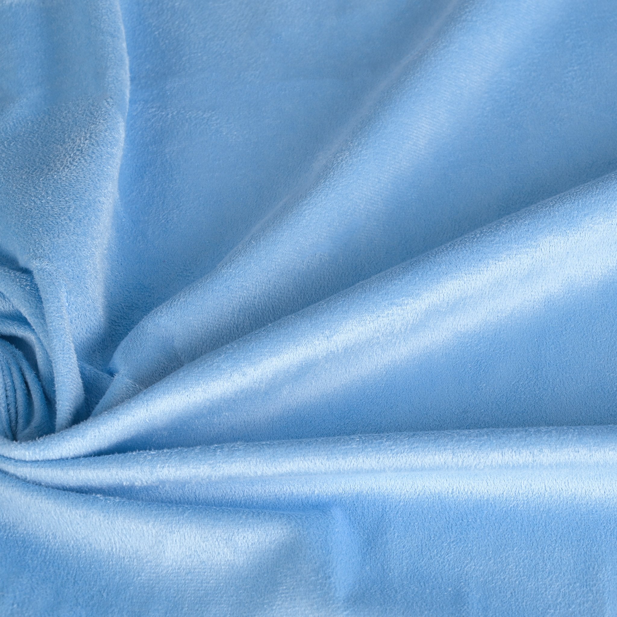Baby Blue Suede Fabric 4962