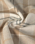 Beige Check Coating Fabric 95449