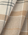 Beige Check Coating Fabric 95449