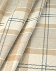 Beige Check Coating Fabric 9847
