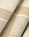 Beige Check Coating Fabric 9847