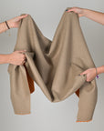 Beige Double Faced Coating Fabric 95438