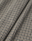 Beige Pied-de-Poule Flannel Fabric 9065