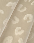 Beige Shiny Satin Fabric 8647