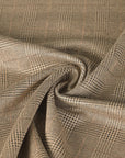 Beige Shiny Suiting Fabric 11107