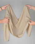 Beige Shirting Fabric 8226