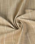 Beige Striped Canvas Fabric 11085