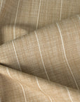 Beige Striped Canvas Fabric 11085