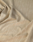 Beige Striped Canvas Fabric 11085