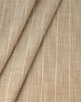 Beige Striped Canvas Fabric 11085