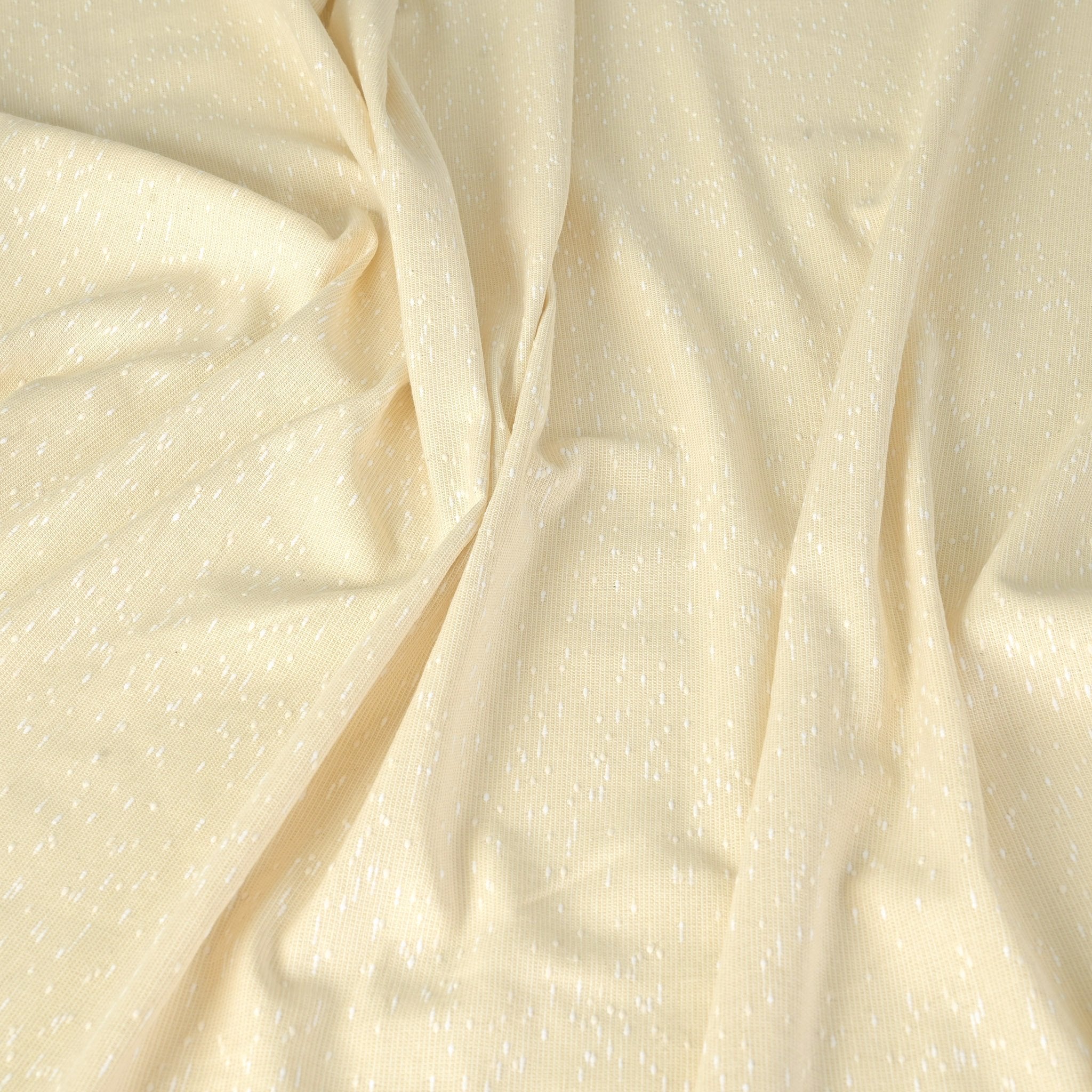 Beige Textured Canvas Fabric 11083