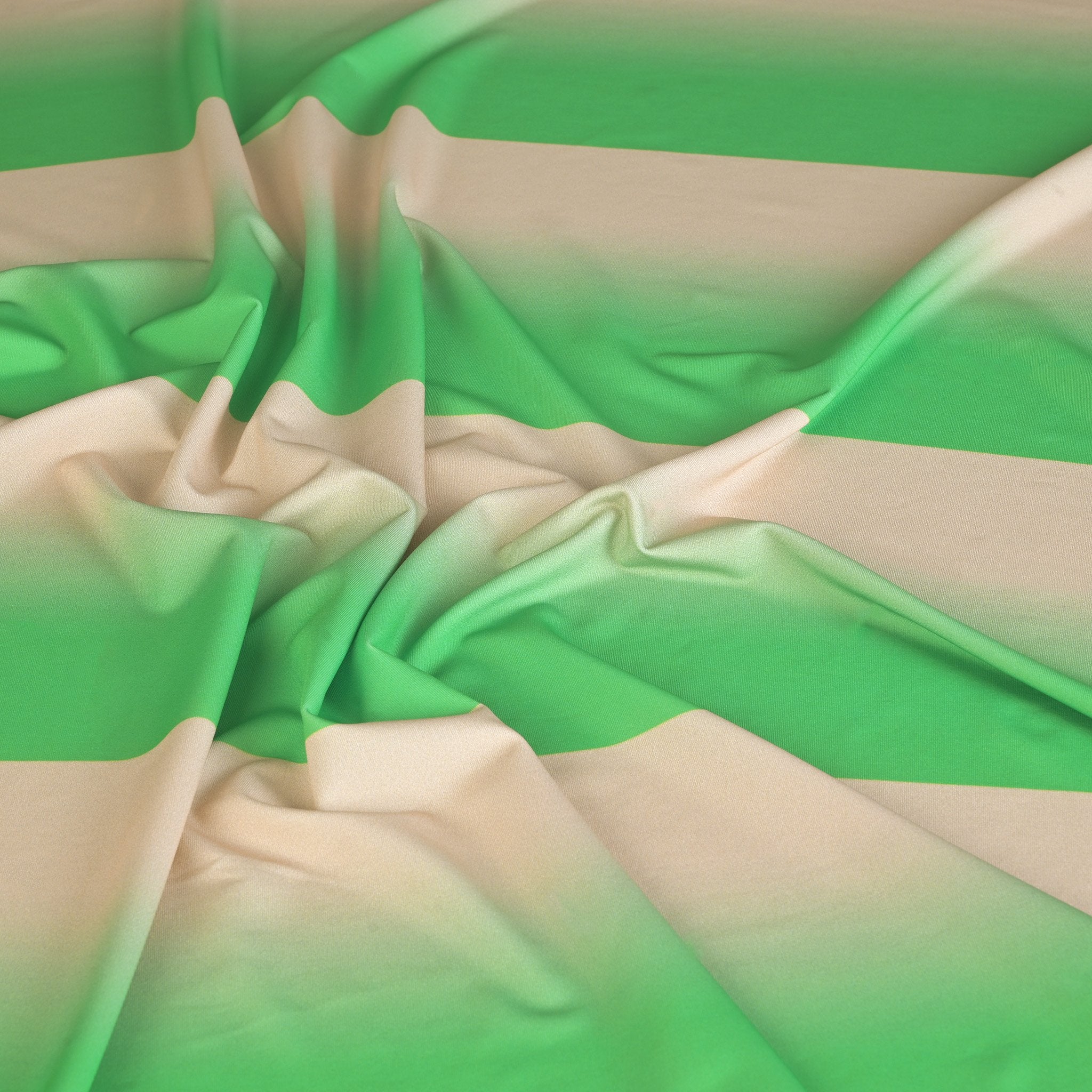 Beige and Green Gradient Jersey 6831