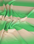 Beige and Green Gradient Jersey 6831