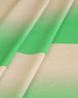 Beige and Green Gradient Jersey 6831