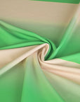 Beige and Green Gradient Jersey 6831
