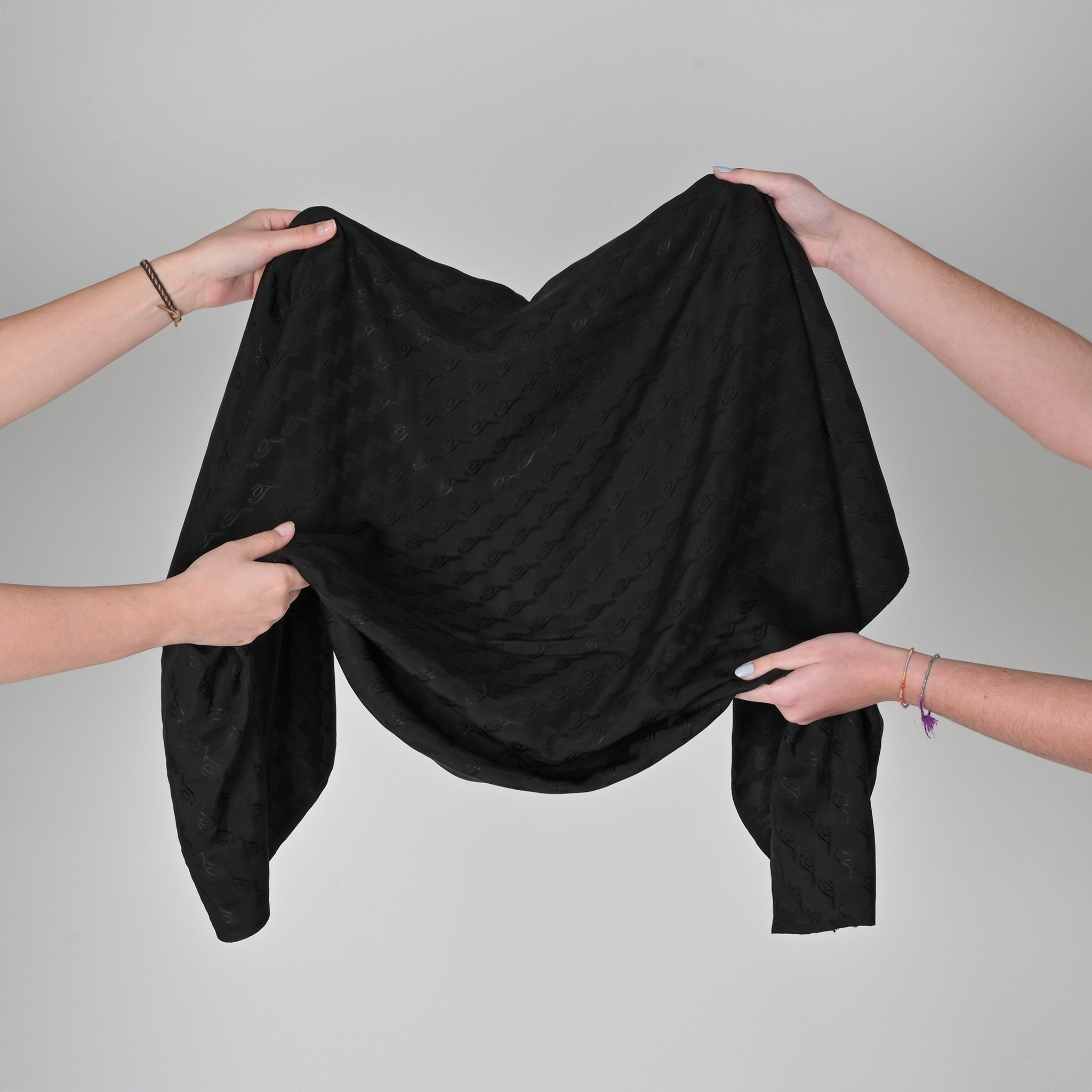 Black Blouse Weight Fabric 5355