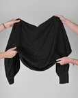 Black Blouse Weight Fabric 5355