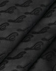 Black Blouse Weight Fabric 5355