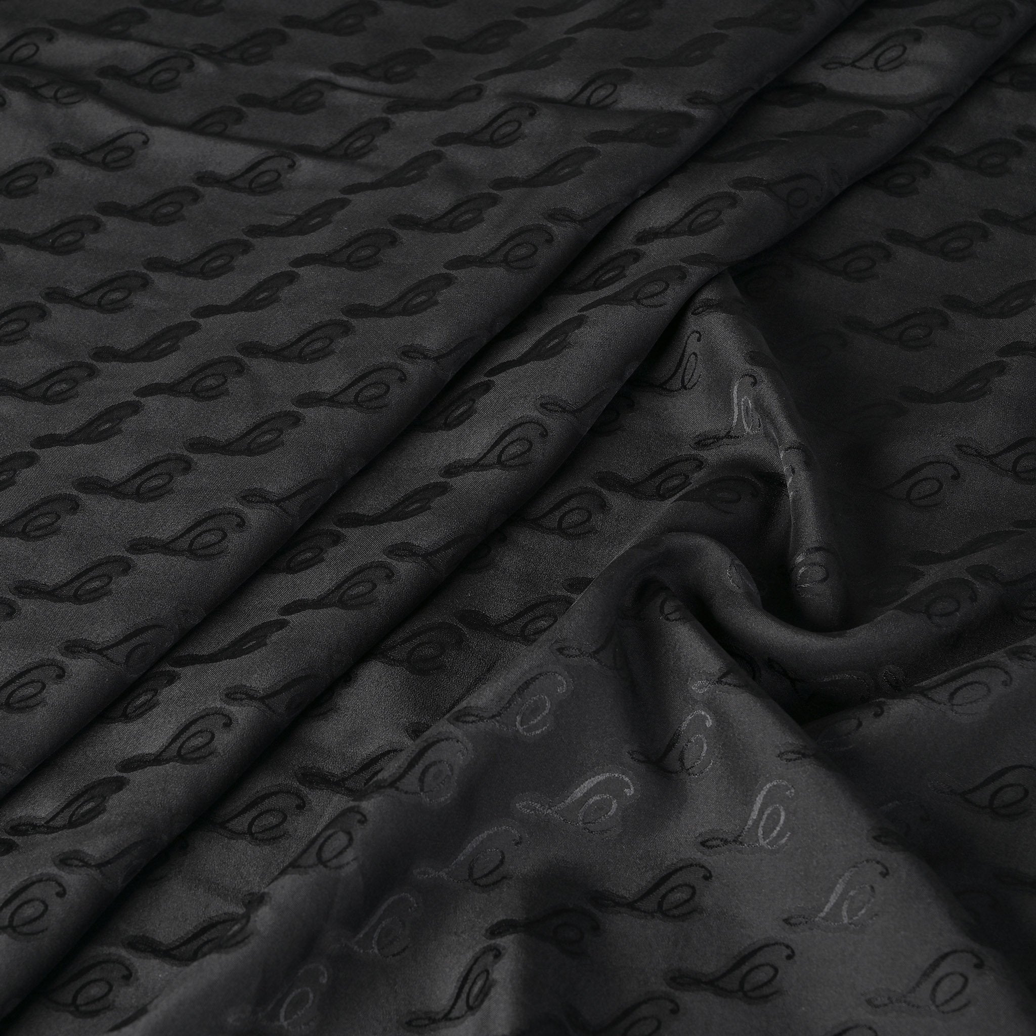 Black Blouse Weight Fabric 5355