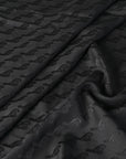 Black Blouse Weight Fabric 5355
