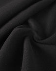 Black Bouclé Coating Fabric 12035