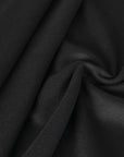 Black Cashmere Coating Fabric 8413