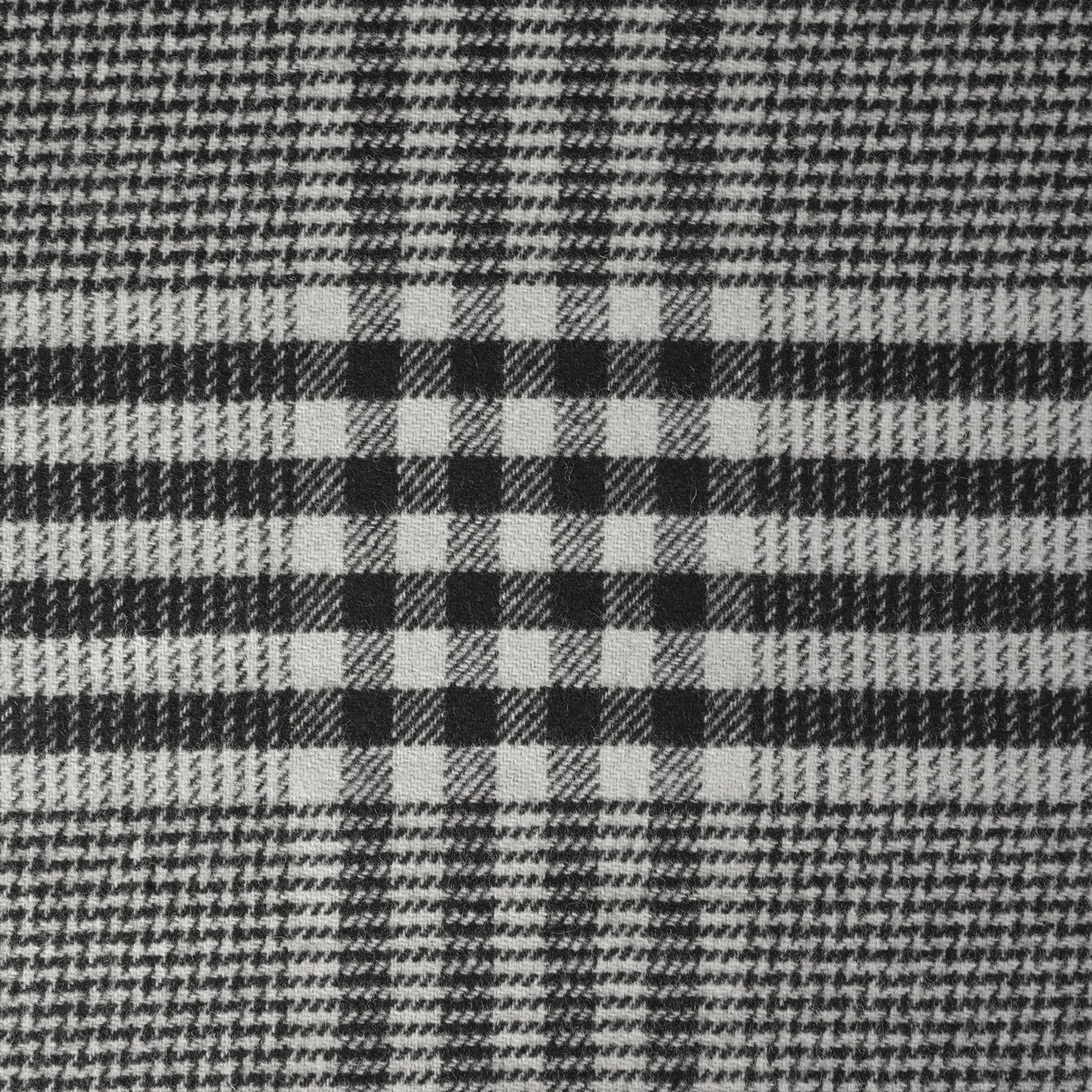 Black Check Coating Fabric 8002