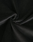 Black Corduroy Fabric 1057