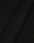 Black Corduroy Fabric 1057