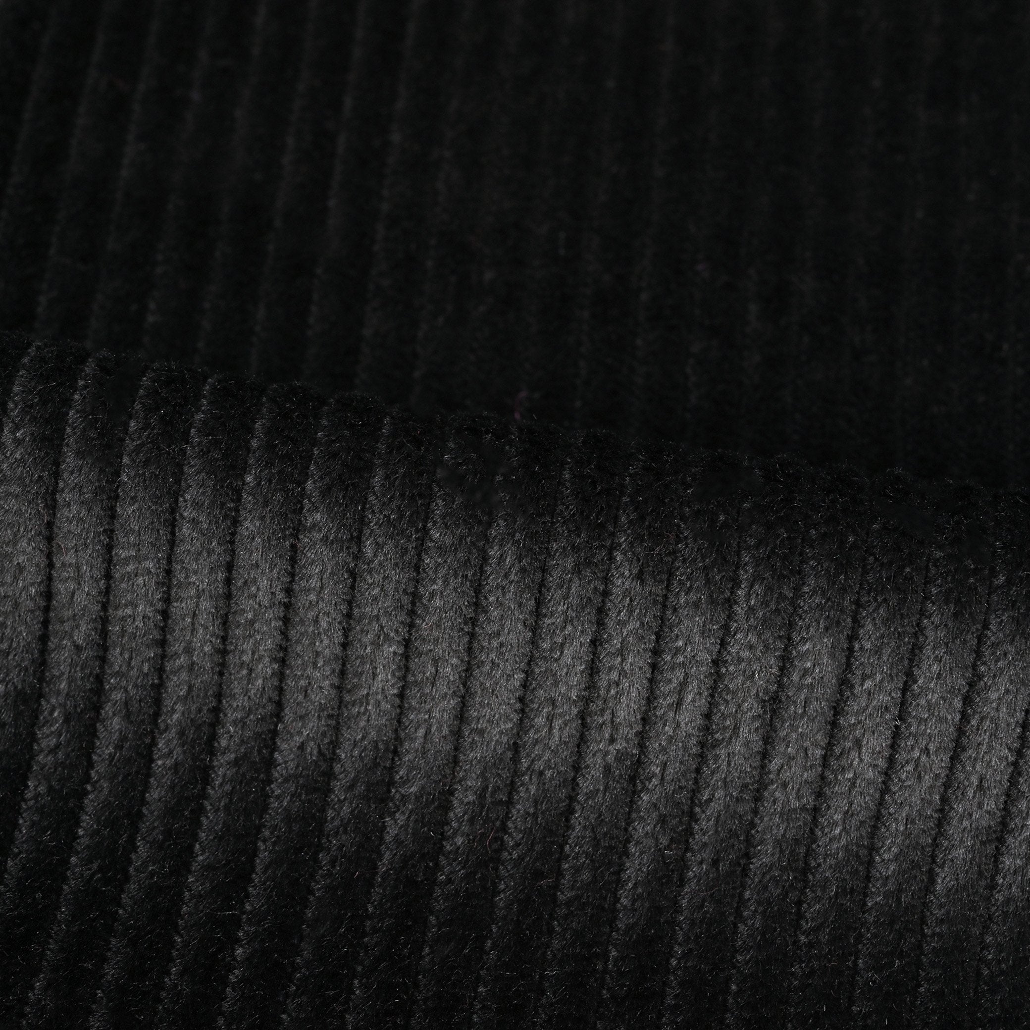 Black Corduroy Fabric 1057