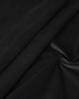 Black Corduroy Fabric 1497