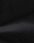 Black Corduroy Fabric 1497