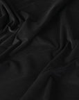Black Corduroy Fabric 1497