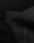 Black Corduroy Fabric 3879