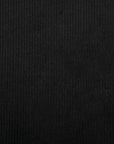 Black Corduroy Fabric 3879