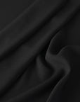 Black Crepe Fabric 2231