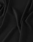 Black Crepe Fabric 2231