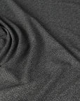 Black Double Weave Jersey Fabric 11084
