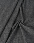 Black Double Weave Jersey Fabric 11084