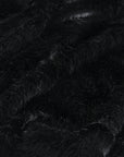 Black Faux Fur Fabric 95435