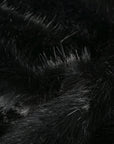 Black Faux Fur Fabric 95435