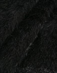 Black Faux Fur Fabric 95435