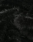 Black Faux Fur Fabric 95435