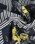 Black Floral Jacquard Fabric 95201